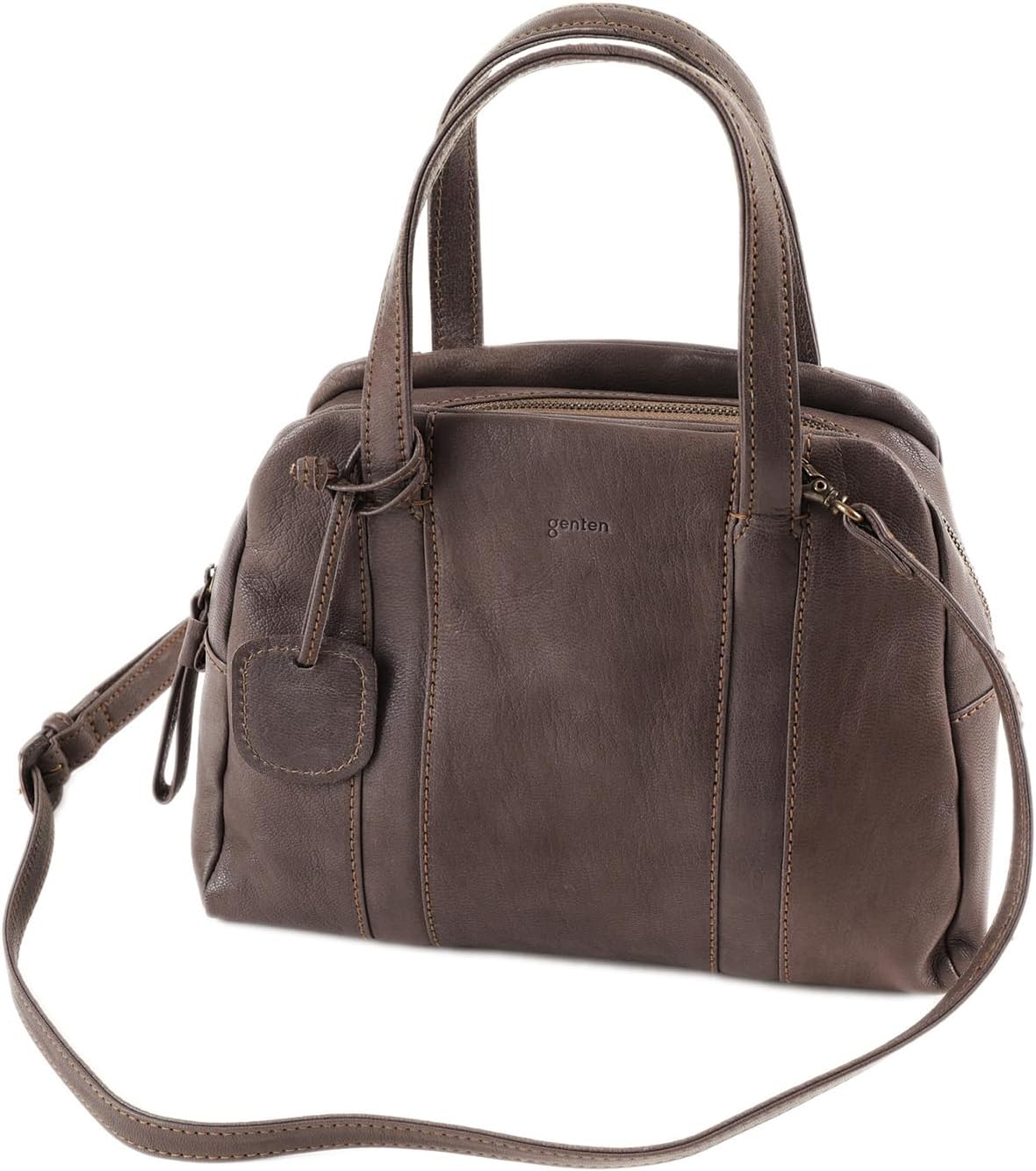 Amazon.co.jp: [ゲンテン] 2WAY ミニボストンバッグ 本革